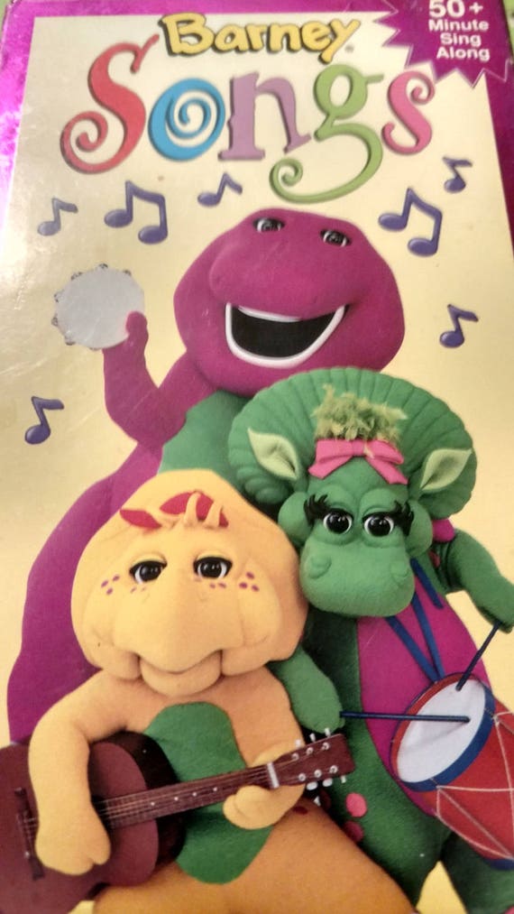 Vintage 1995 Barney The Dinosaurs Barneys Songs Sing