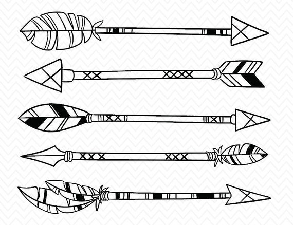 Download Tribal arrows SVG Arrow bundle for Silhouette Studio or