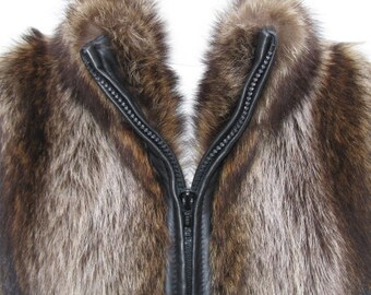 Raccoon fur coat | Etsy