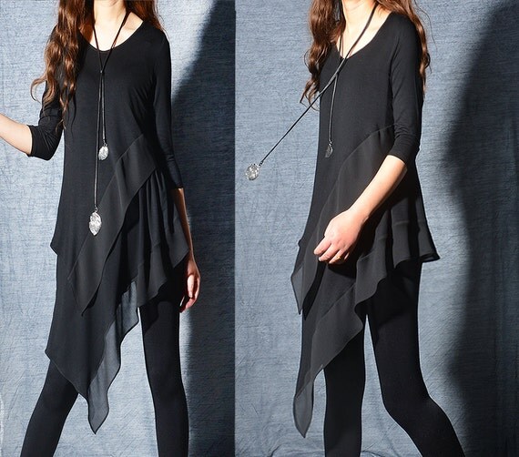 Leaves in breeze zen layered tunic dress / by idea2lifestyle