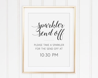 Sparkler Sign Printable, Sparkler Send Off Sign, Wedding Sparkler, Sparklers Printable, Sparkler Sendoff, Wedding Sign Printable, Alejandra