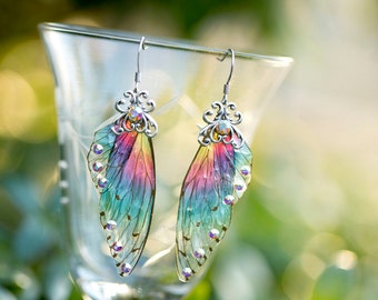 Sprite Fairy Wing Silver earrings