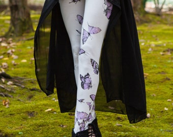 Clearance - Silver Butterfly Leggings