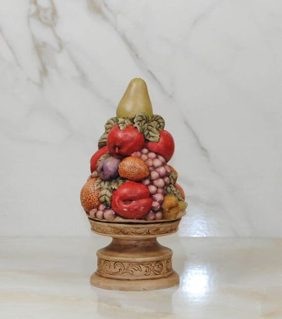 vintage ceramic fruit