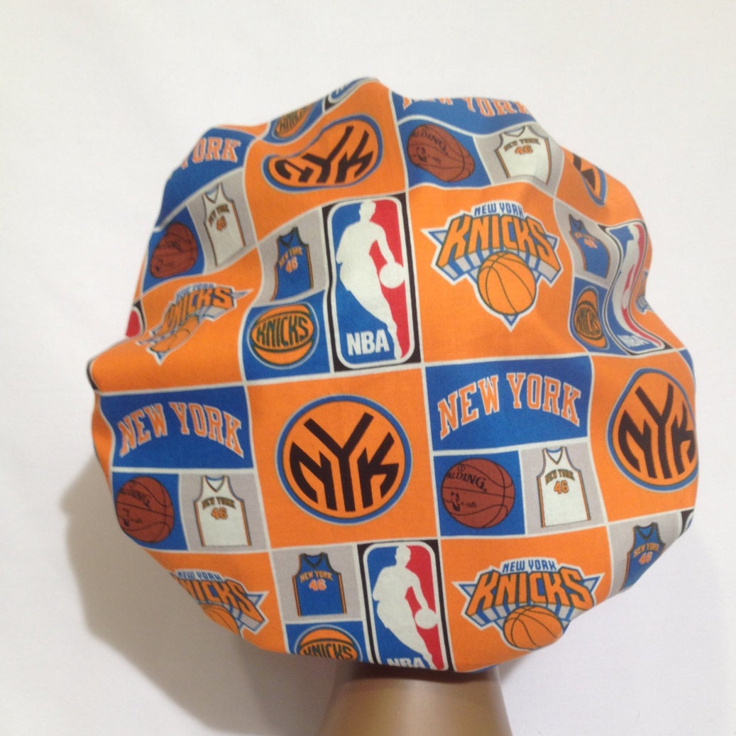 New York Knicks Satin Lined Bonnet Large Size