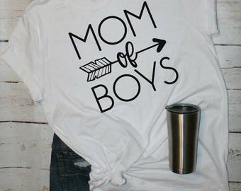 Mom of Boys TShirt, Raising Boys, boy mom shirt, mom of boys, boymom, mom of boys shirt, gift for mom, mom shirts, mom gift, mom