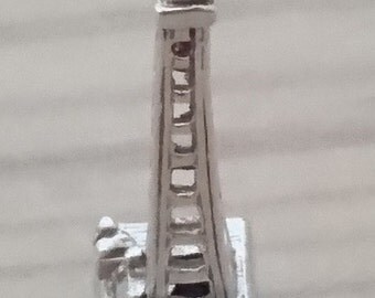 Vintage sterling silver chim charm of the Blackpool Tower