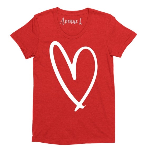 Valentines Day Shirt Valentines Women's Tee by TheAvenueL