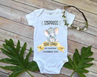 Spanish Pregnancy Reveal, Abuelitos, Baby Gift to Grandparents, Bebe en Camino, Cute Baby Gift, Spanish Baby Reveal to Parents,Abuela Abuelo