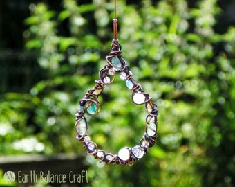 Suncatcher, Rain Drops, Rainbow, Crystal Decoration, Water, Glass Suncatcher, Weather, Garden Ornament, Nature Art, Sparkly, Light Art