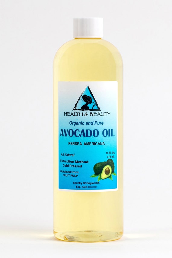 16 oz AVOCADO OIL ORGANIC Carrier Cold Pressed 100 Pure
