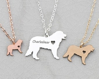 FREE SHIP • Bernese Mountain Dog Necklace • Bernese Dog Jewelry • Custom Dog Breed • Pet Lover Gift Birthday Gift Personalized Pets Dog Loss