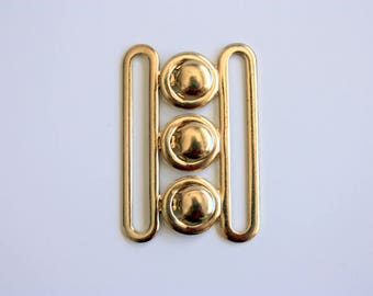 Fancy Designer Style Buckle Goldtone Buckle