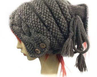 Slouchy beanie, Dreadlock Hat, Dreads Hat, Tube Hat, Dreads Beanie, Slouch Beanie, Tube Beanie, Rasta Beanie cap, Slouchy Tam, Long hair hat