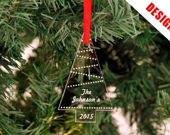 Personalised Christmas Ornaments - Engraved Christmas Ornaments - Christmas Tree Decorations - Christmas Gifts - Any Engraved Message