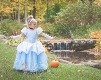 Cinderella dress for Birthday costume or Photo shoot Cinderella dress outfit Birthday dress Cinderella costume Princess dress for Birthday