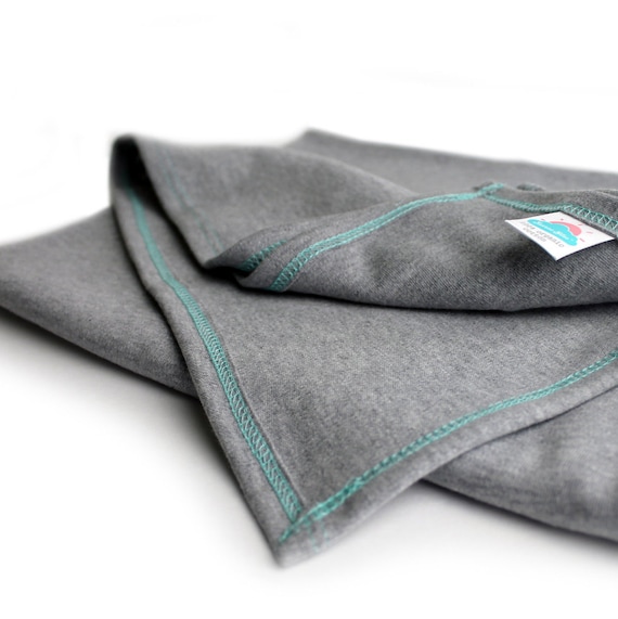 Organic cotton tshirt hair towel 24x40 Sunrise