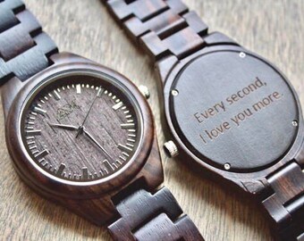 Wood Watch FREE Engraving, Wooden Watch, Gift for Him, Mens Wood Watch, Wooden Watches, Wedding Gift, Mens Watch, Wood Watch, Groomsmen Gift