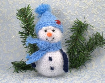 Christmas ornament Stuffed toy Christmas gift Home decoration Baby toy Knitted toy Snowman Table decor Christmas Tree decor Kids toy