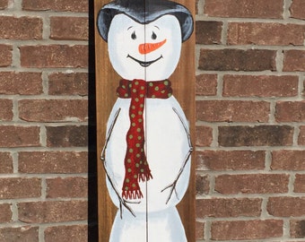 Rustic snowman | Etsy