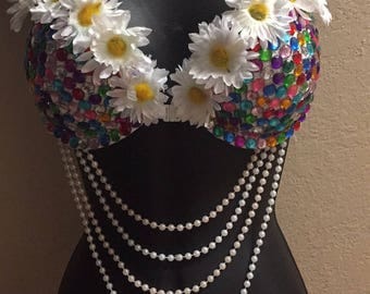 EDC rave bra/ rave outfit