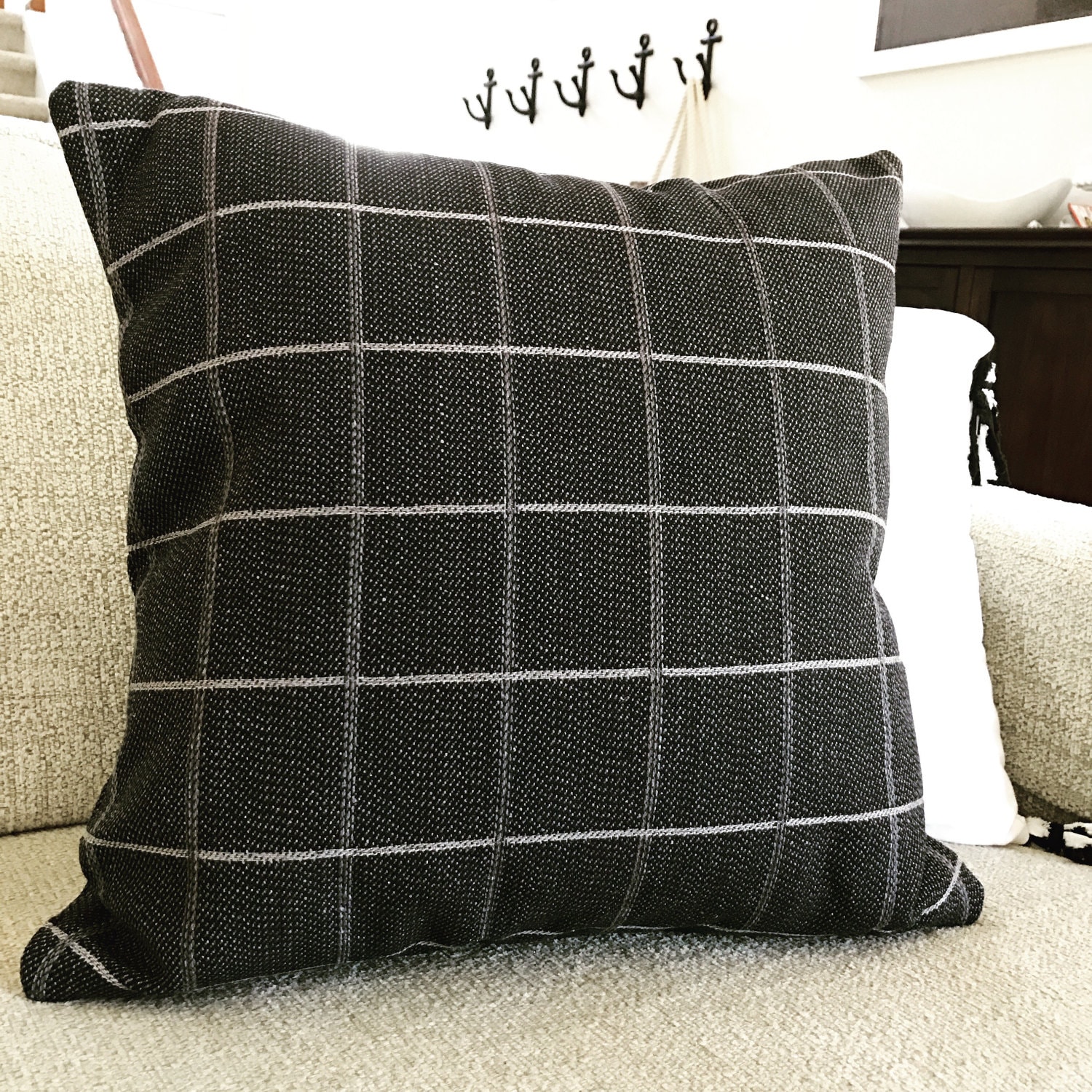 plaid pillow covers