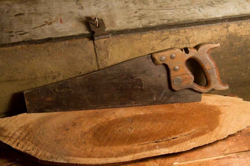 Antique Warranted Superior Hand Saw The Simonds Saws Dec 27 1887, Old ...