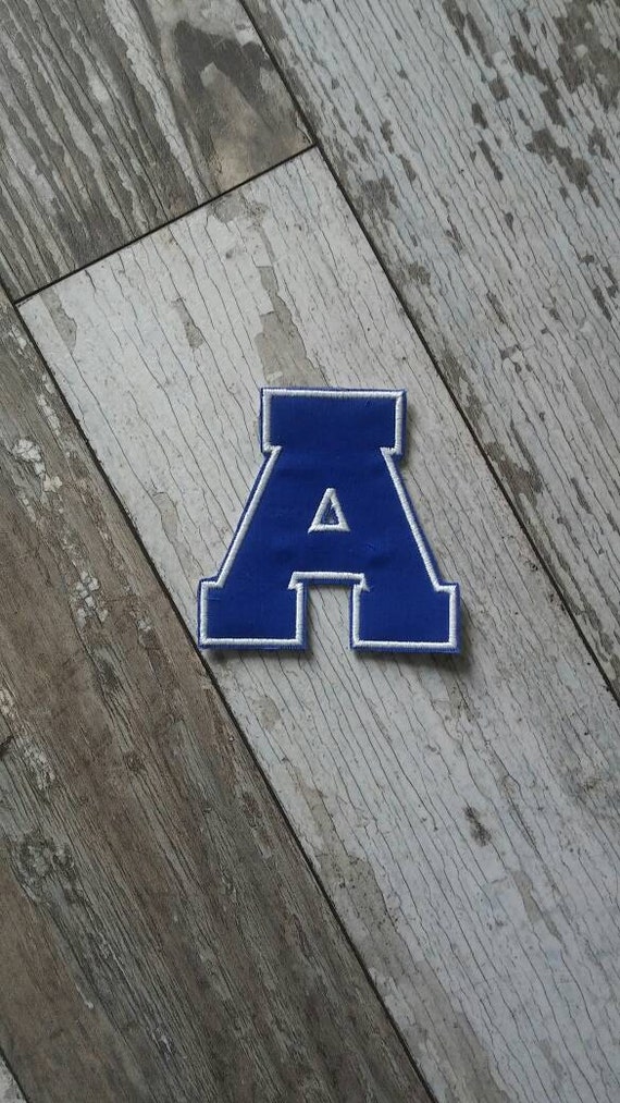 Applique Letterman Jacket Letters Iron On Patch Custom colors