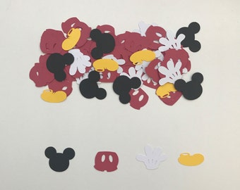 Mickey Mouse Confetti | Mickey Mouse Party | Kids Birthday Decor | Kids Birthday Party| Mickey Mouse Decor | Created by Confetti Betti