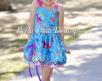 Blue Trolls Poppy Dress