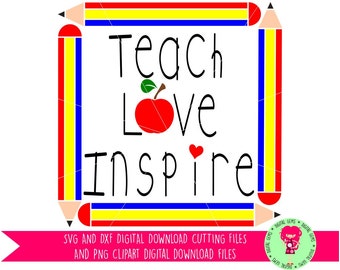 Download Best Teacher Thank You Teacher SVG / DXF Cutting File For