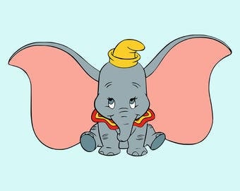 Dumbo SVG Clipart Printable Disney SVG Cut File Vector