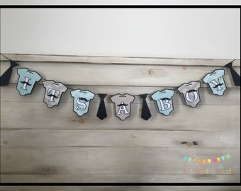 It's A Boy Banner, Baby Shower Decorations, Baby Boy Shower Decorations, Mustache Baby Shower Decorations, Gender Reveal Banner