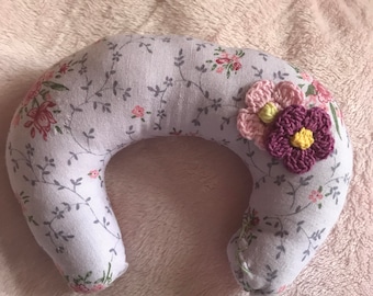 Lavender Floral Crotchef Mini Boppy Pillow