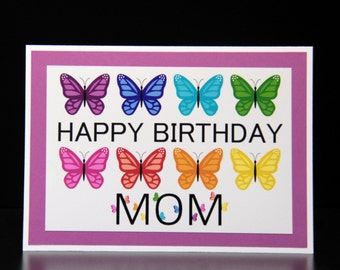 happy birthday mom card printable birthday greeting card for