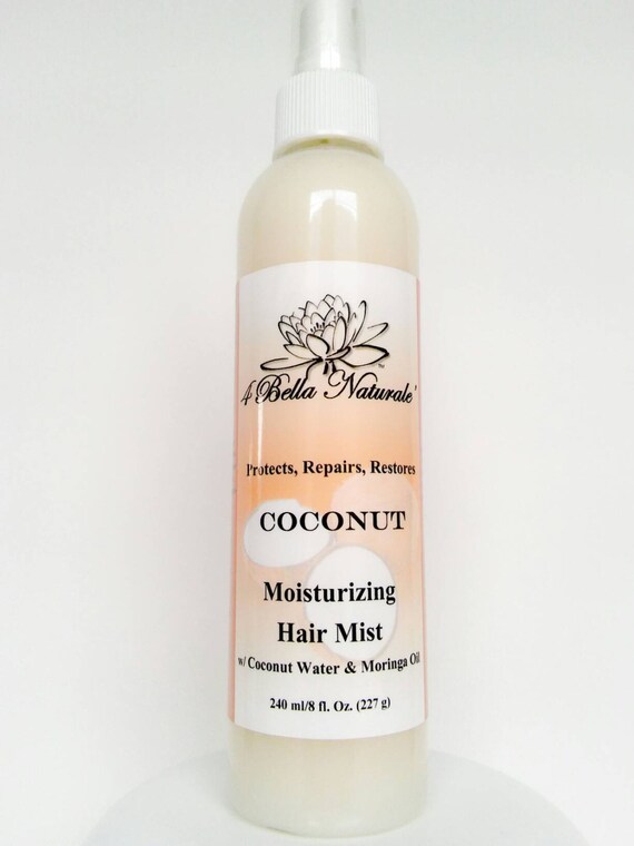 Natural Moisturizing Coconut Hair Mist 8 oz by 4BellaNaturale