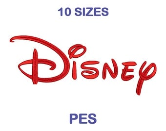 Disney Embroidery Font - 10 Size - PES Format Embroidery Alphabet - Embroidery Letters - Brother - Machine Embroidery Designs Patterns