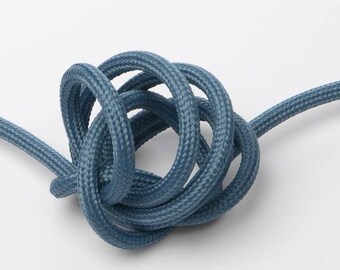 Textile cable node collection - blue oil