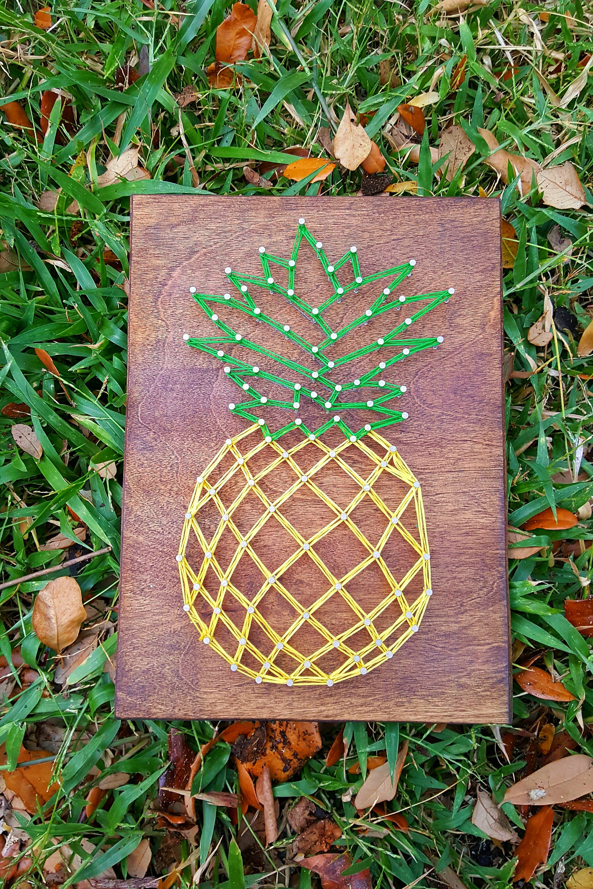 Welcome Pineapple String Art Made to Order Home Decor