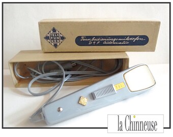 TELEFUNKEN VINTAGE MICROPHONE / microphone Telefunken D9F / former Telefunken Microphone.