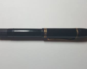 Vintage Pelikan 100 Fountain Pen Black Working