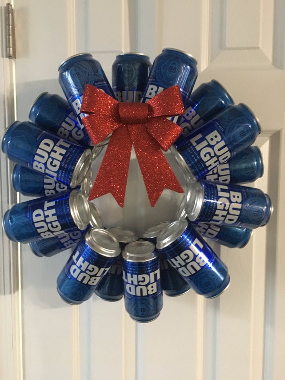 Items similar to Beer can wreath on Etsy