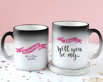 Will You Be My Bridesmaid Mug - Secret Message Bridesmaid Mug - Personalised Bridesmaid Mug - Bridesmaid Mug - Bridesmaid Gift