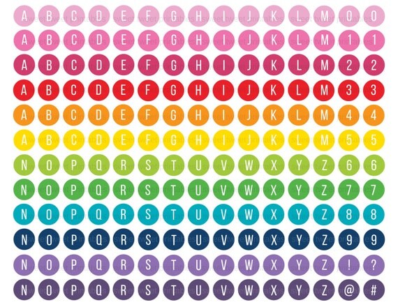 printable alphabet planner stickers by sweettweetprintables