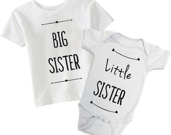 twin girl onesies,big sister little sister gifts,big brother little brother set,baby onesie custom,big sister of twins,little sister outfits