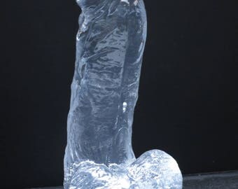 Transparent Travel Size Rubber Dildo 5 Inches Of Pure Pleasure Medical Grade Mature