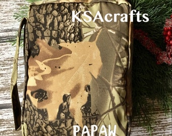 Camo Personalized Bible Cover, Camouflage Bible Cover