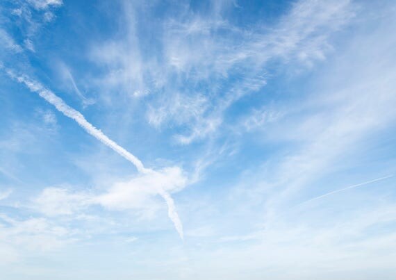 SKY ART 1. Skyscape Print, Blue Sky, Cloud Formation, Patterns in Sky, White Clouds, Photographic print, Large Print