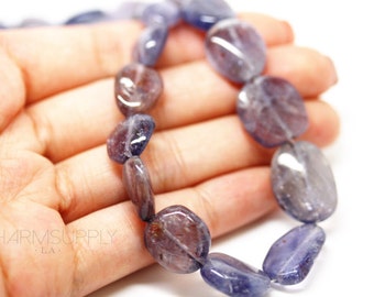 Natural Iolite Graduated Freeform Nuggets FULL STRAND SP10-001