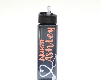 Nurse water bottle - RN gifts - gifts for nurses - nursing dchool - OB Nurse - ICU Nurse - er nurse - nicu nurse gift